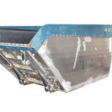 Garbage truck dump type aluminum alloy compartment